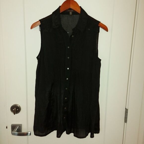 FEVER Semi sheer tank top - Picture 1 of 5